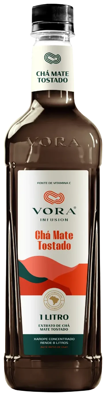 Chá concentrado Vora Chá Mate Tostado 1 litro