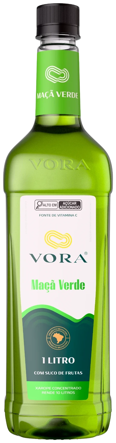 Xarope Vora Maçã Verde 1 litro